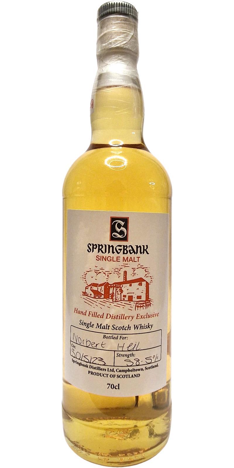 Springbank Hand Filled Distillery Exclusive