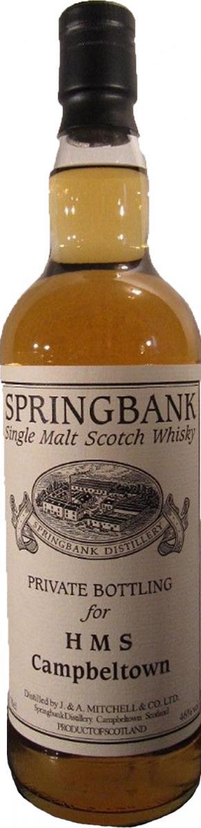 Springbank Private Bottling HMS Campbeltown