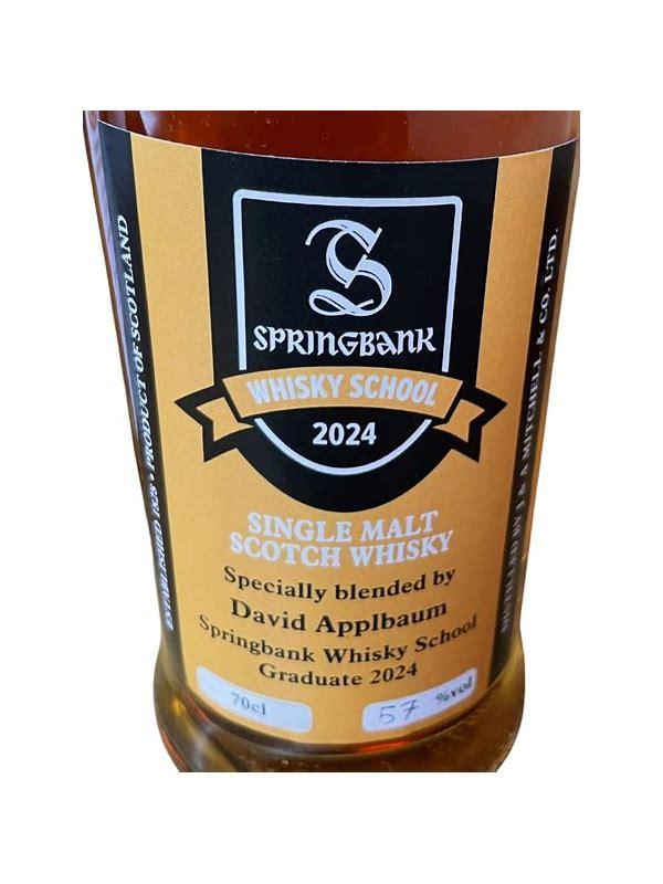 Springbank Whisky School 2016