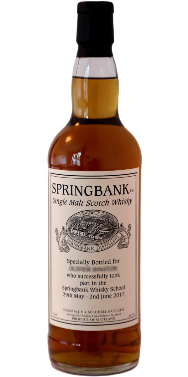 Springbank Whisky School 2017