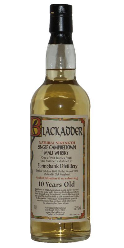 Springbank 1991 BA Natural Strength