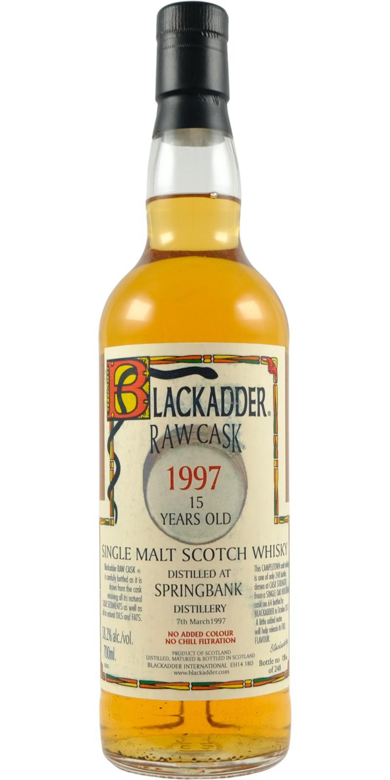 Springbank 1997 BA Raw Cask