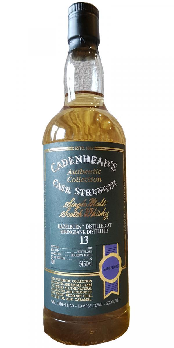 Hazelburn 2005 CA Authentic Collection