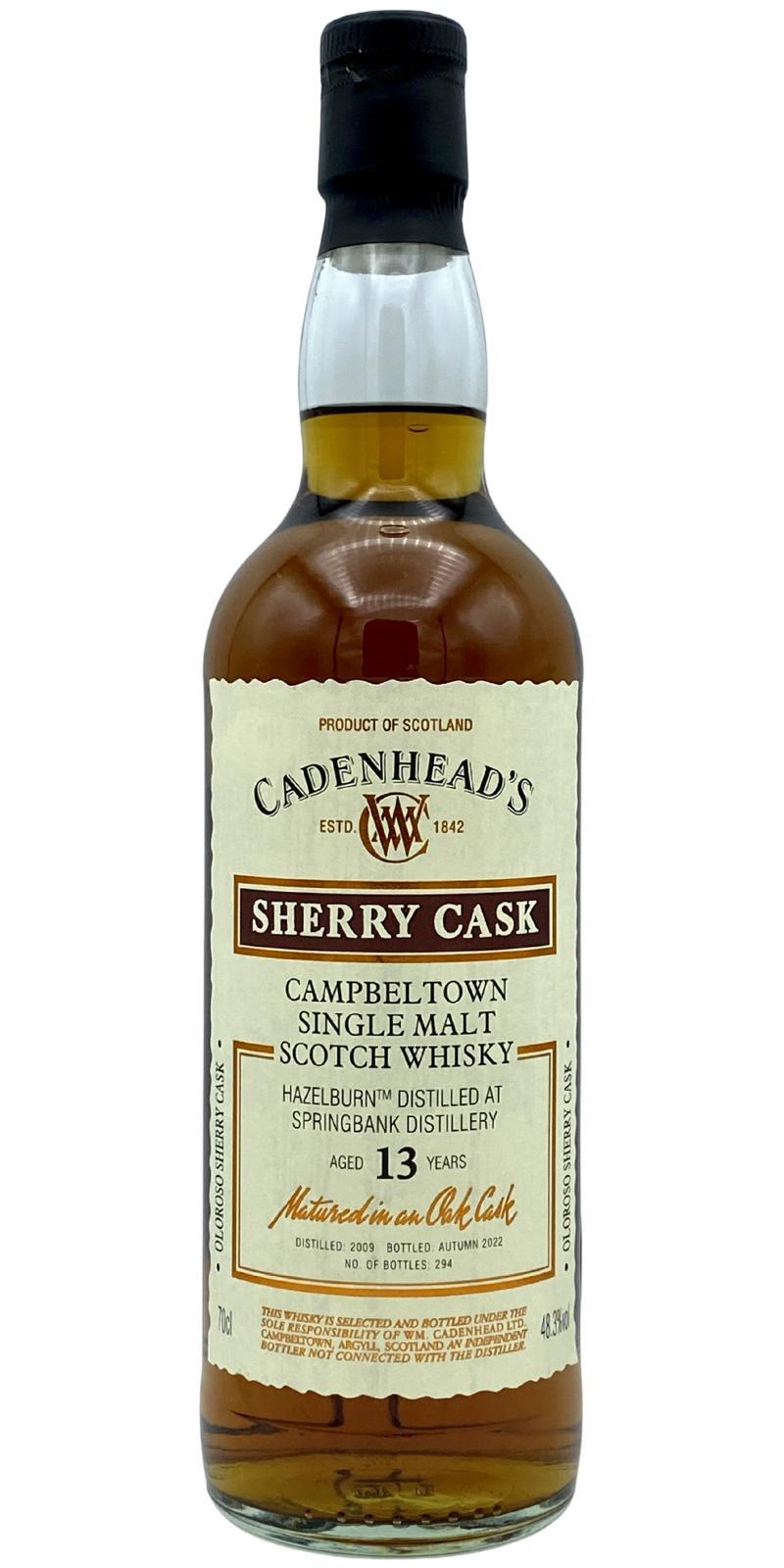 Hazelburn 2009 CA Wood Range - Sherry Cask
