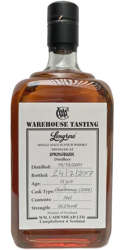 Longrow 2001 CA Warehouse Tasting