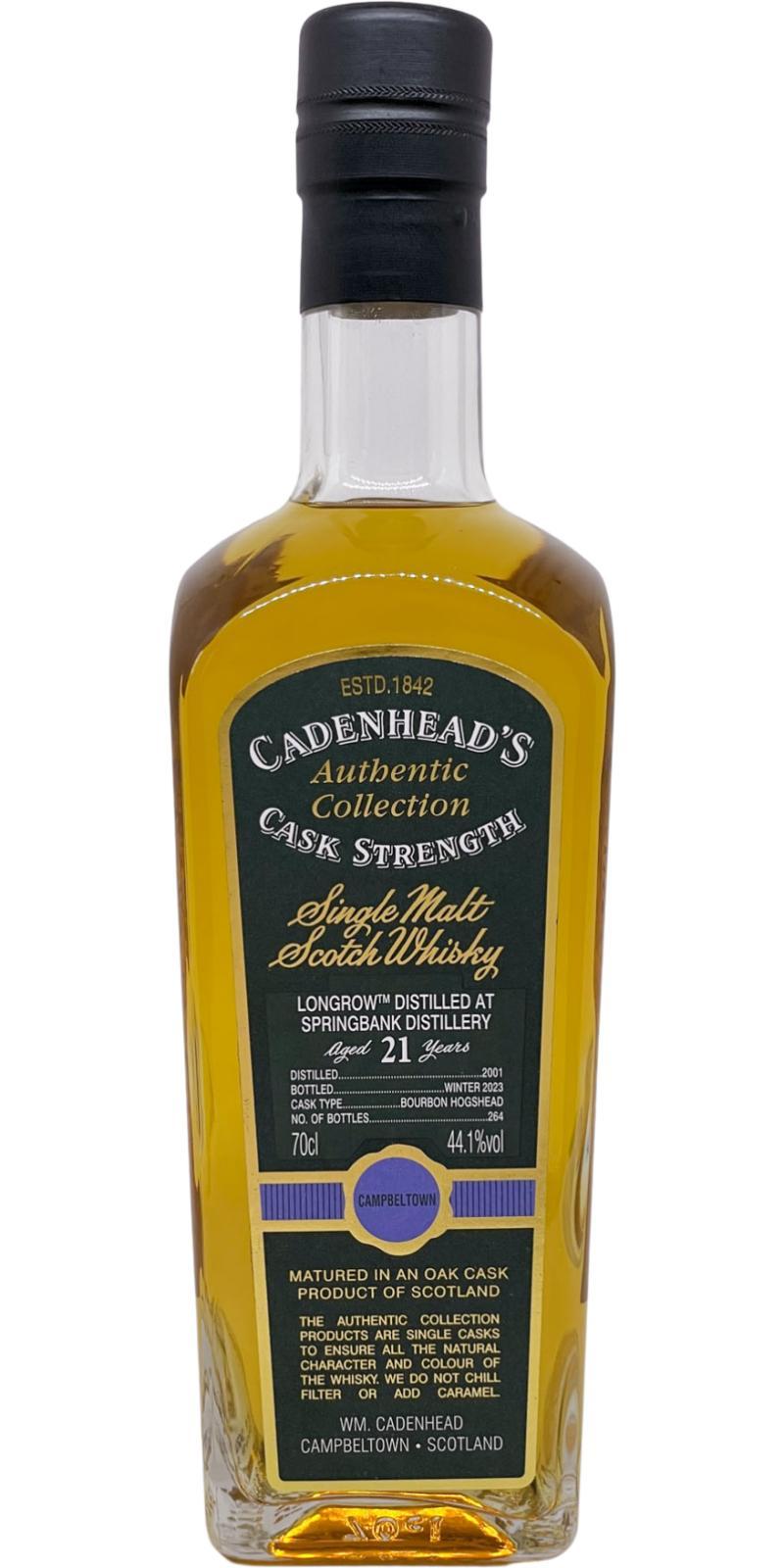 Longrow 2001 CA Authentic Collection