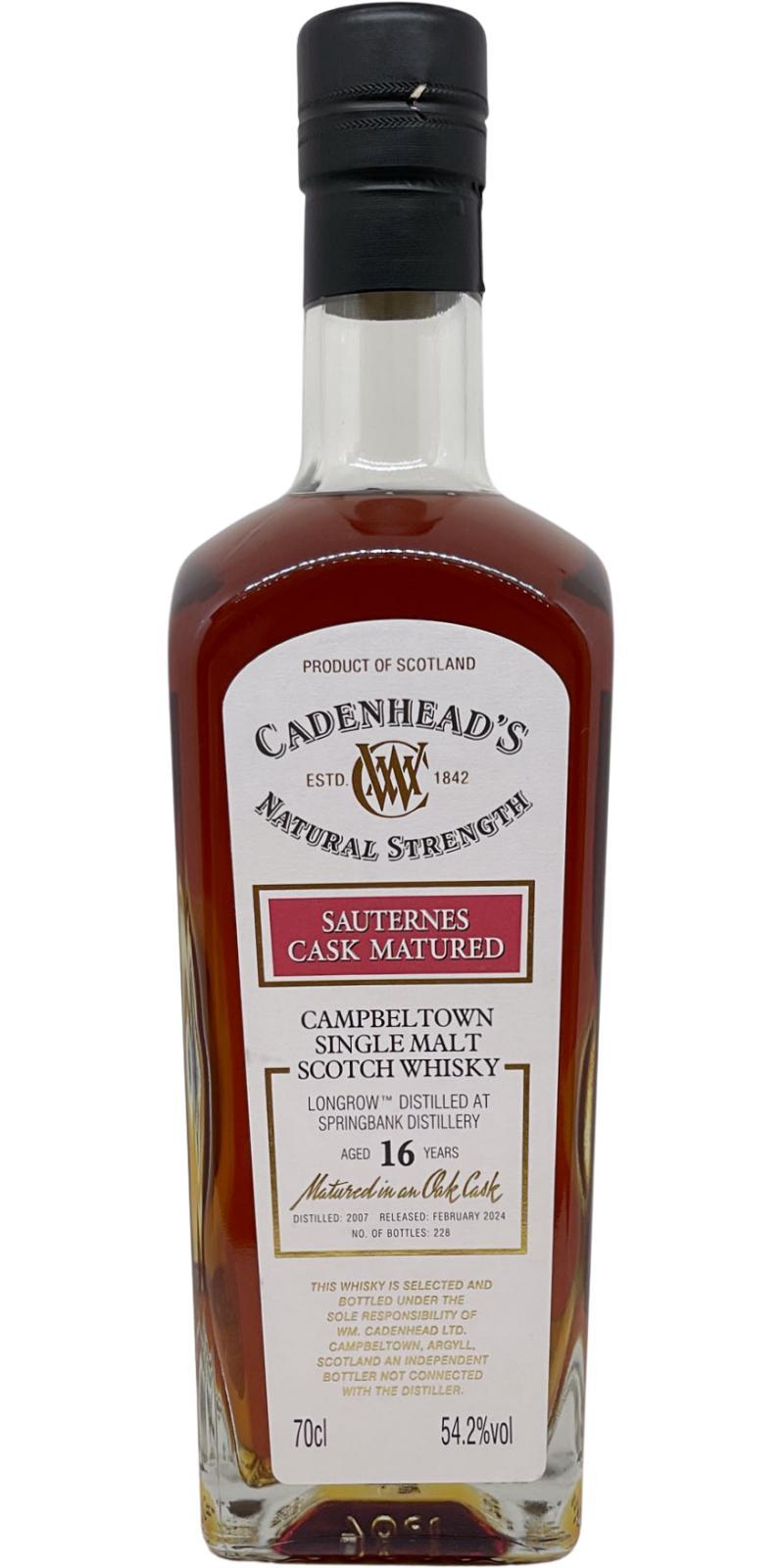 Longrow 2007 CA Authentic Collection