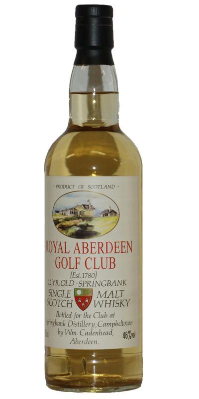 Springbank 12-year-old CA Royal Aberdeen Golf Club