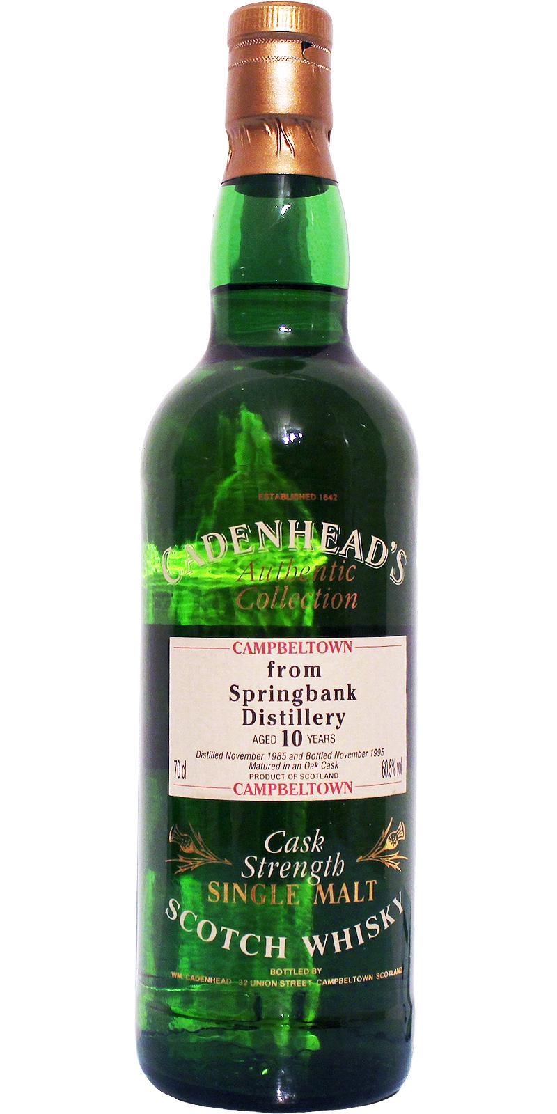 Springbank 1985 CA Authentic Collection