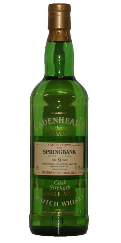 Springbank 1985 CA Authentic Collection