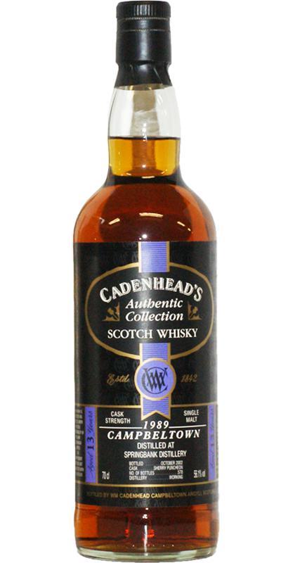 Springbank 1989 CA Authentic Collection