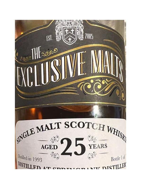 Springbank 1995 CWC Exclusive Malts