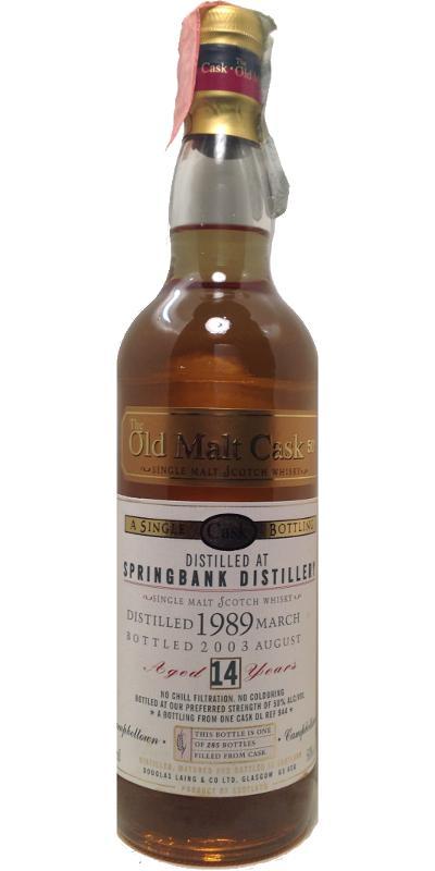 Springbank 1989 DL The Old Malt Cask