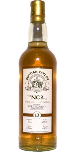 Springbank 1993 DT NC² Range