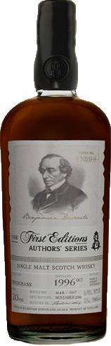 Springbank 1996 ED The First Editions - Authors' Series