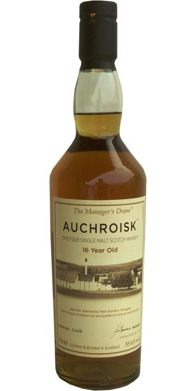 Auchroisk 16-year-old The Manager's Dram