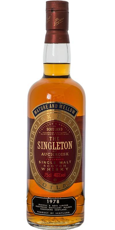 The Singleton of Auchroisk 1978 Unblended Single Malt Scotch Whisky