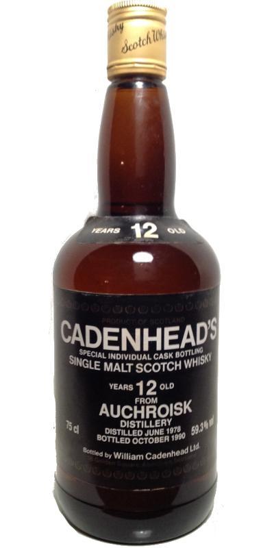 Auchroisk 1978 CA Dumpy Bottle