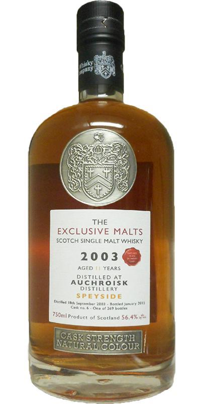Auchroisk 2003 CWC The Exclusive Malts