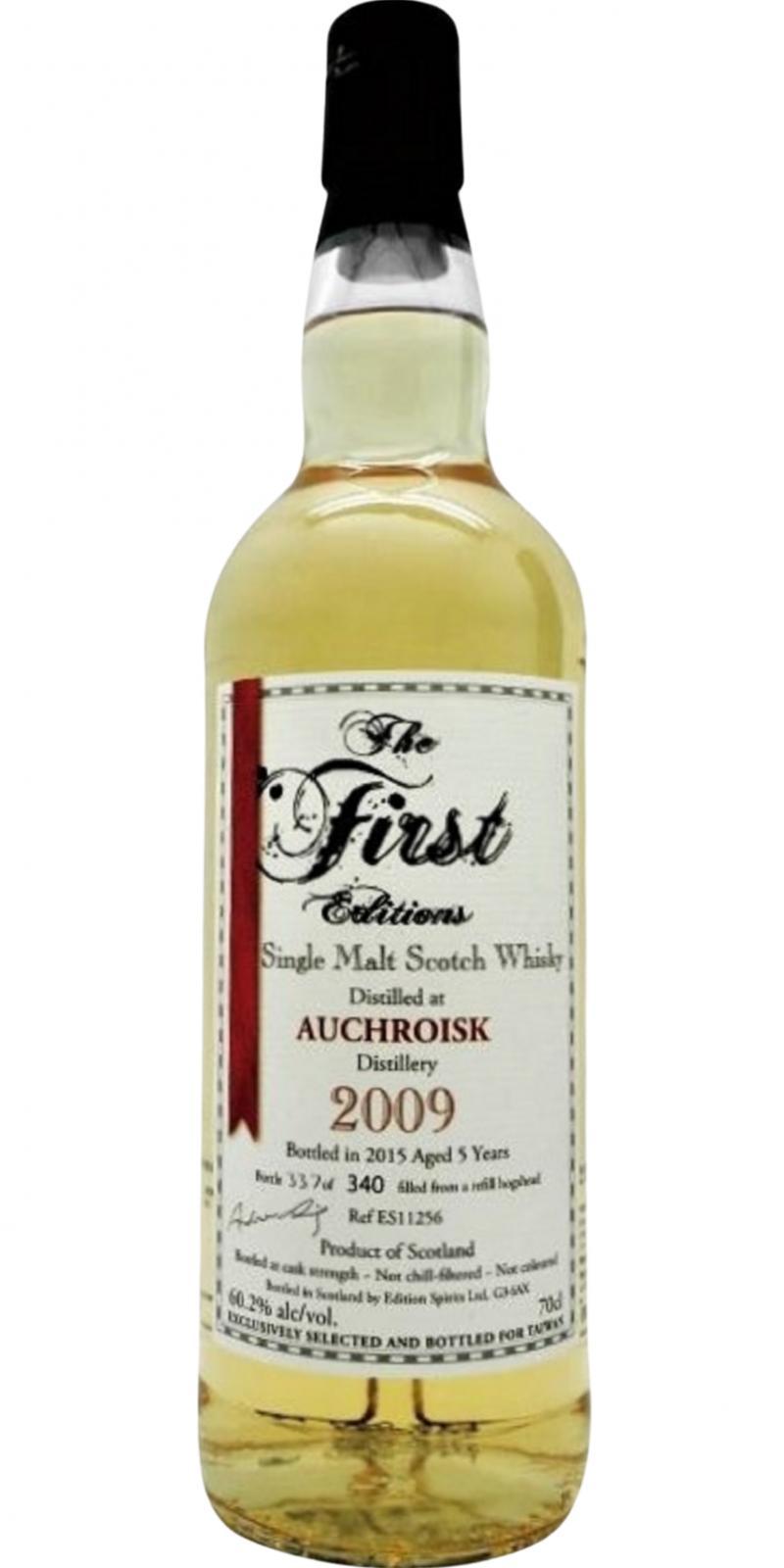 Auchroisk 2009 ED The First Editions