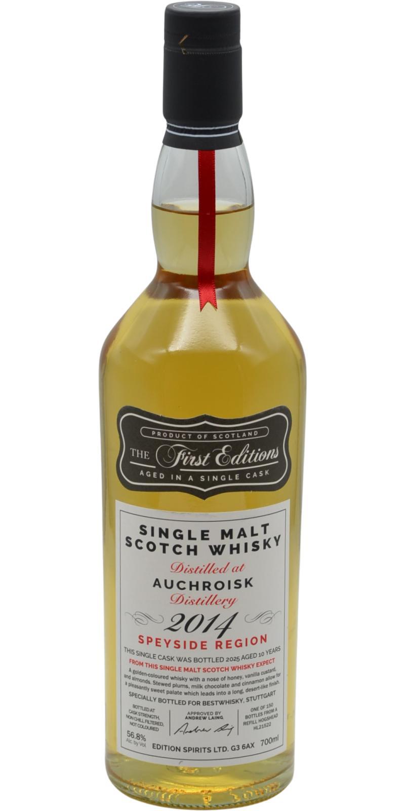 Auchroisk 2014 ED The First Editions