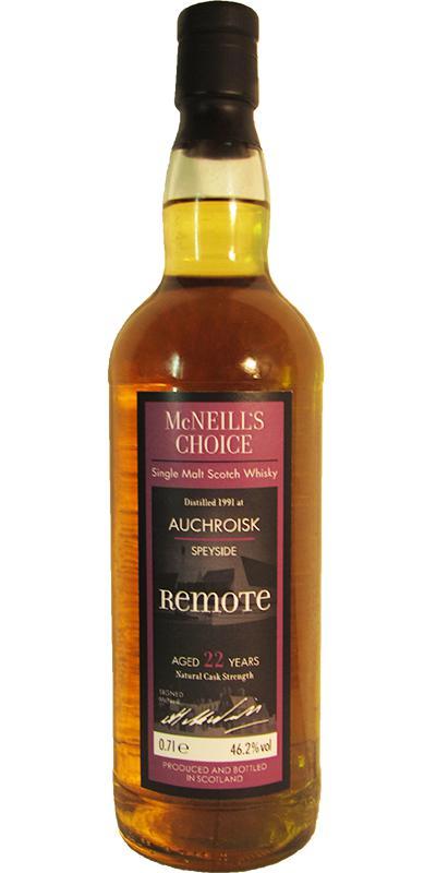 Auchroisk 1991 MNC Remote