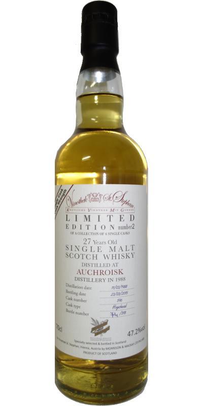 Auchroisk 1988 MMcK Limited Edition - number 2
