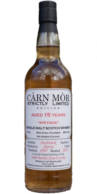 Auchroisk 1997 MMcK Càrn Mòr - Strictly Limited Edition