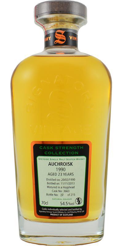 Auchroisk 1990 SV Cask Strength Collection