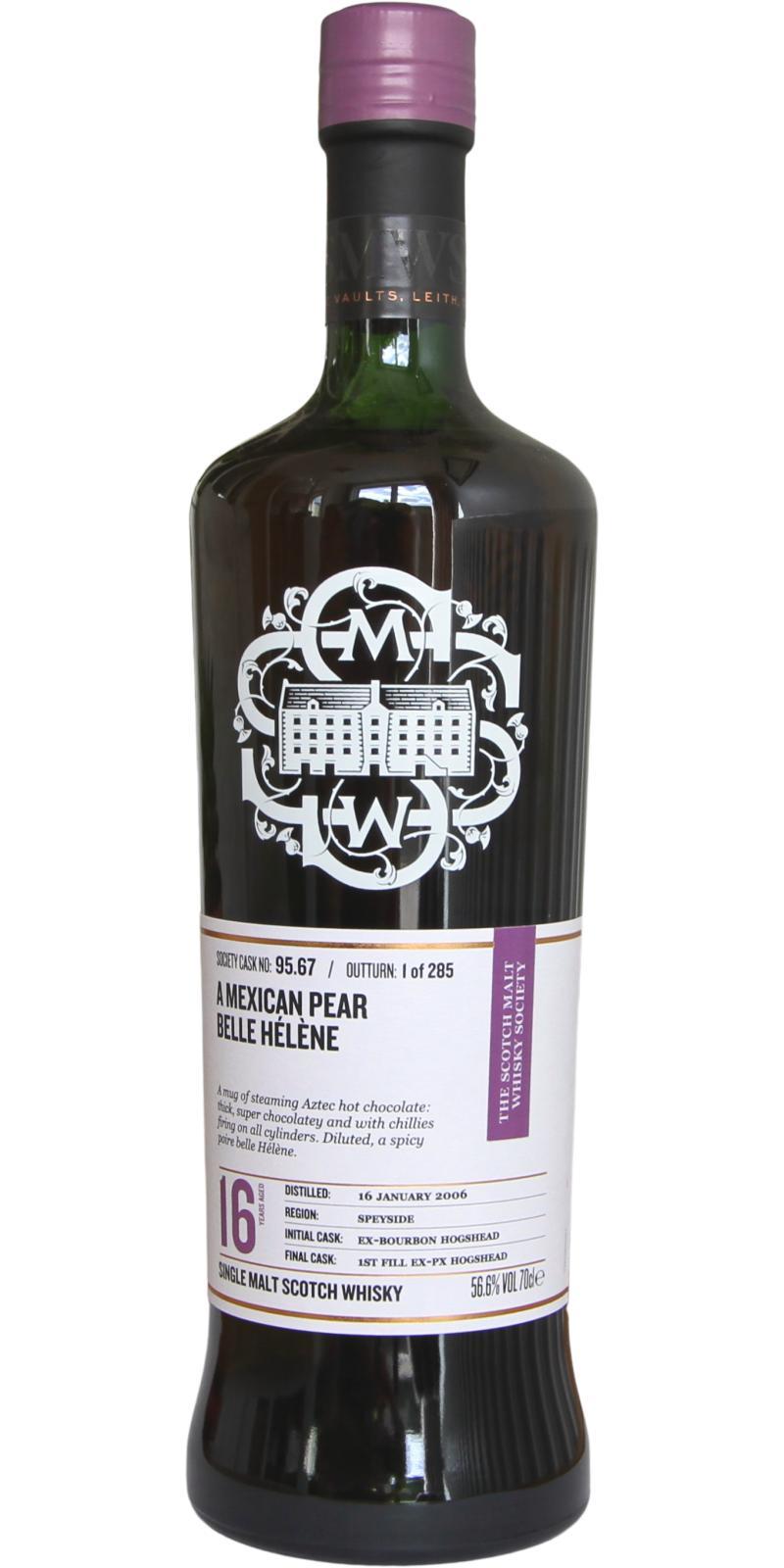 Auchroisk 2006 SMWS 95.67 A Mexican pear belle hélène