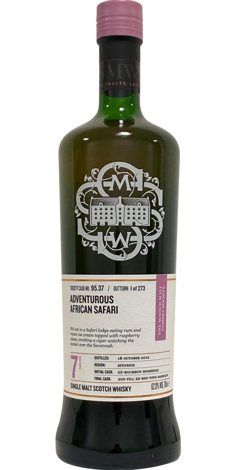 Auchroisk 2012 SMWS 95.37 Adventurous African safari