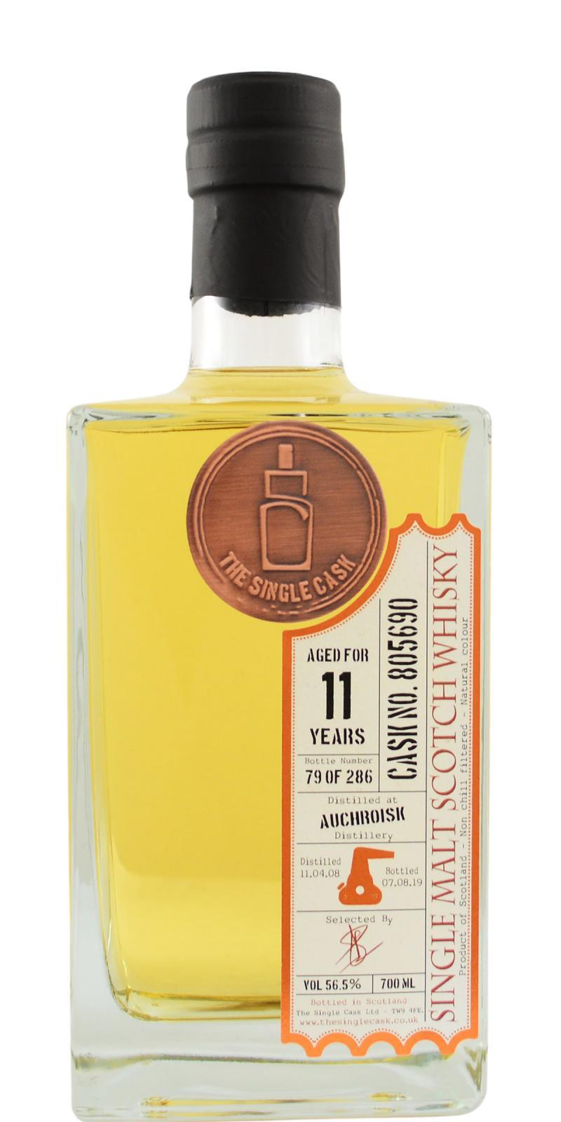 Auchroisk 2008 TSCL The Single Cask