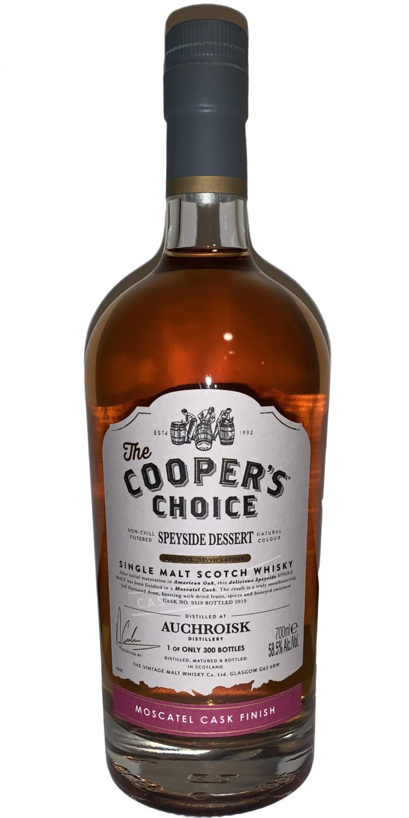 Auchroisk Speyside Dessert VM The Cooper's Choice