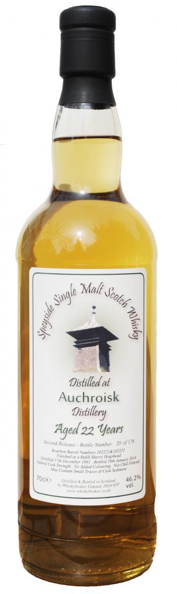 Auchroisk 1991 WhB Second Release