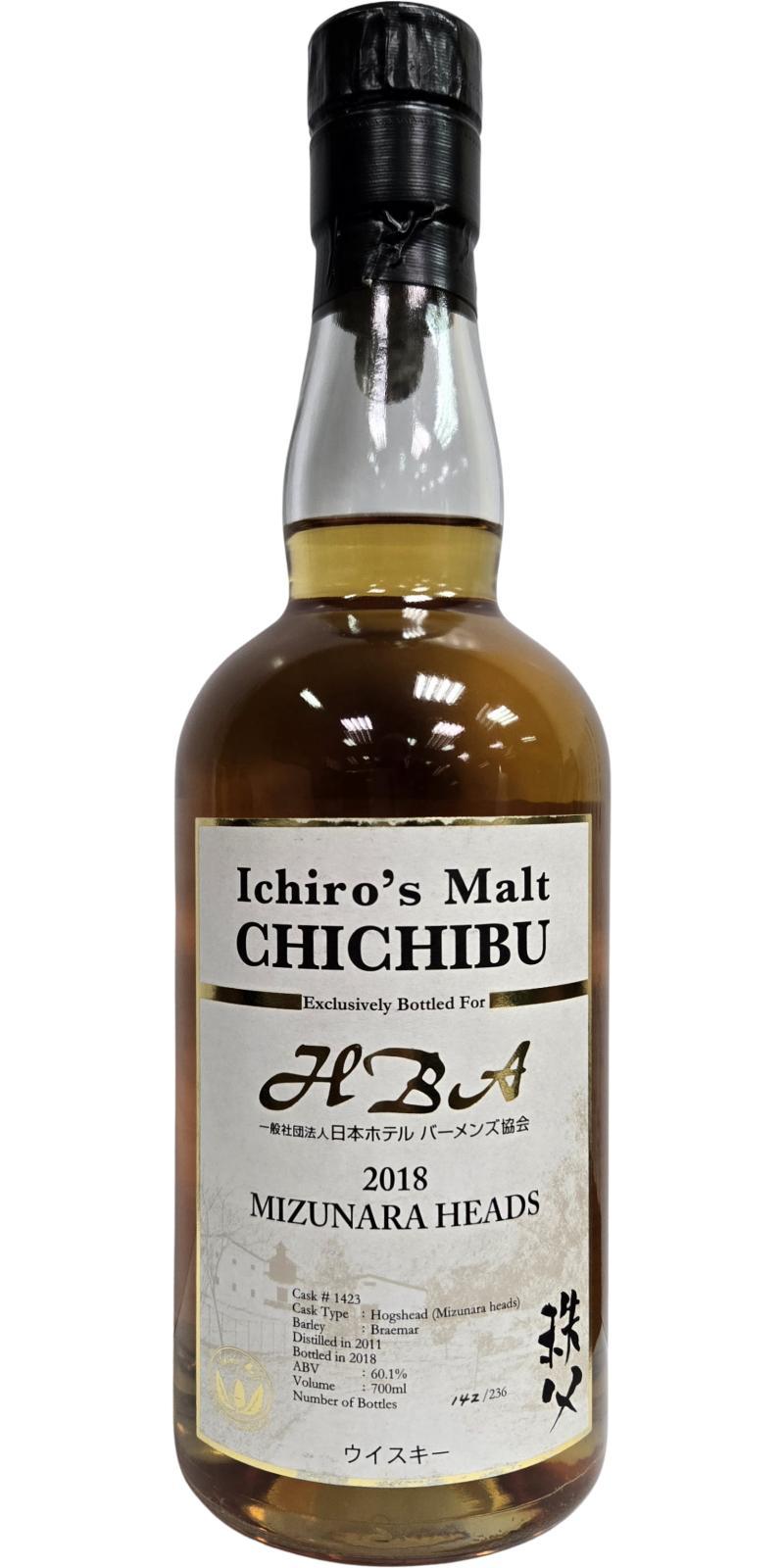 Chichibu 2011 2018 Mizunara Heads