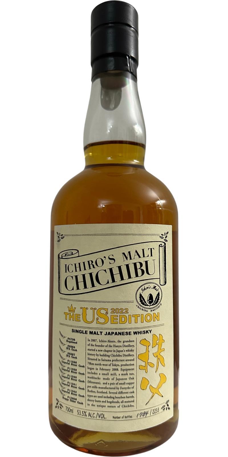 Chichibu The US Edition 2022 Ichiro's Malt