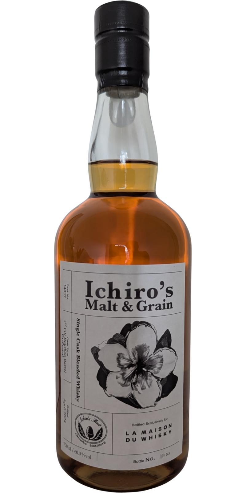 Ichiro's Malt & Grain Single Cask Blended Whisky