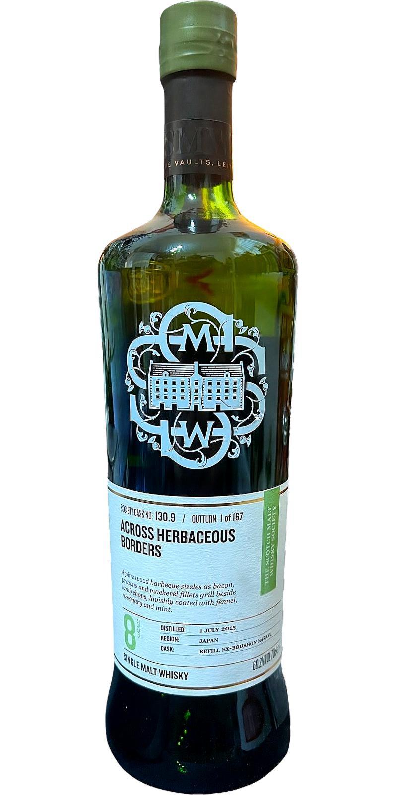 Chichibu 2015 SMWS 130.9 Across herbaceous borders