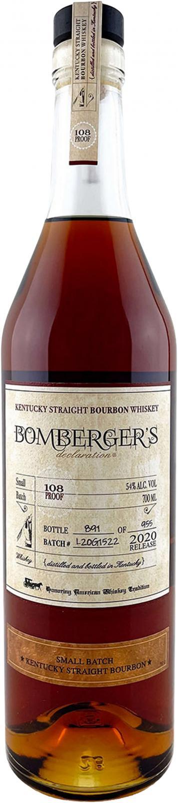 Bomberger's Declaration Small Batch - Kentucky Straight Bourbon