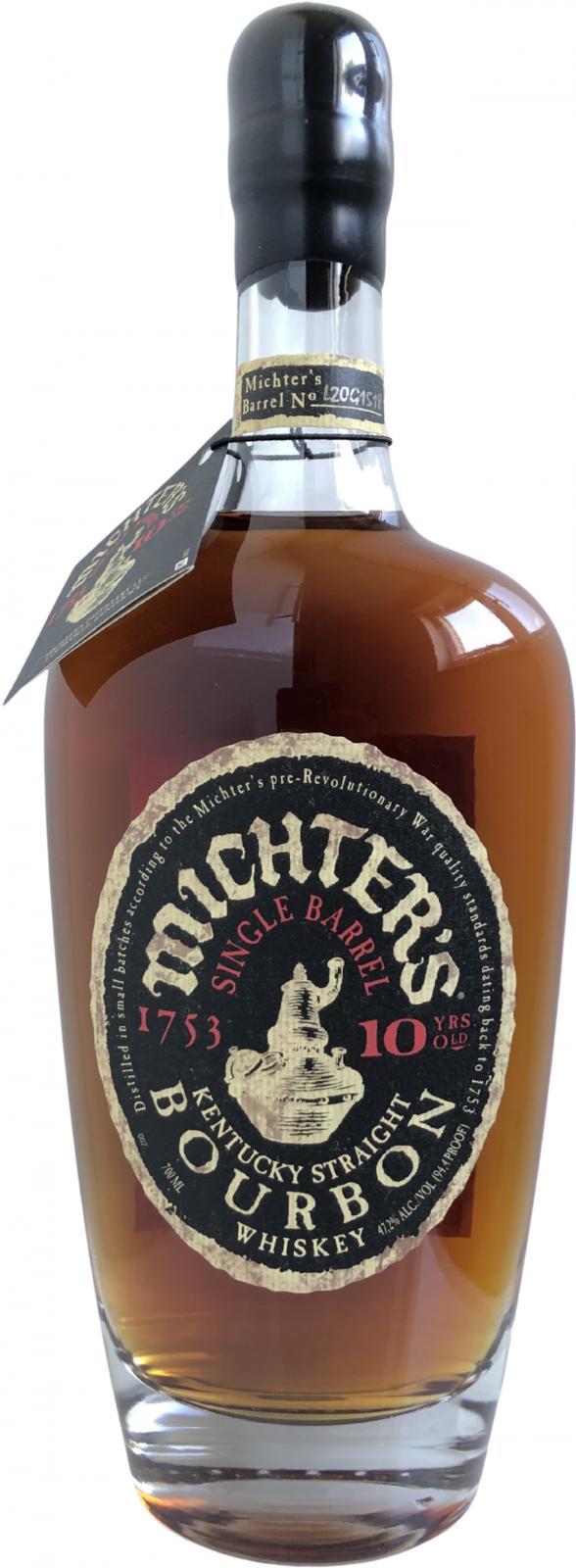 Michter's 10-year-old Single Barrel