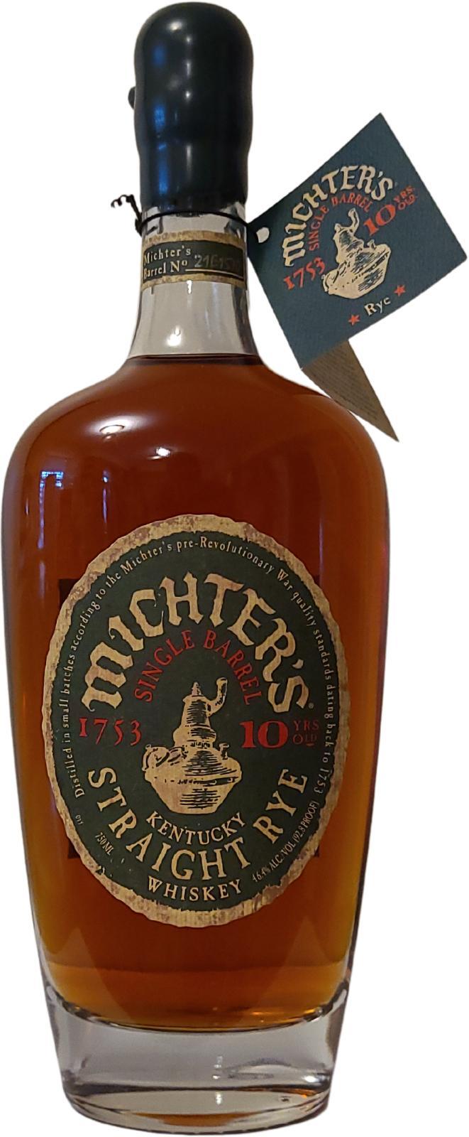 Michter's 10-year-old Single Barrel Rye