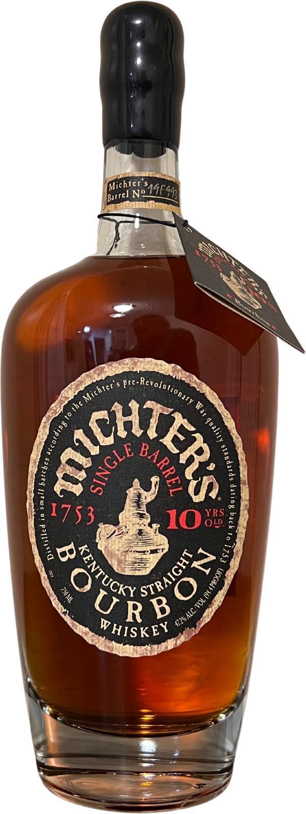 Michter's 10-year-old Single Barrel Bourbon