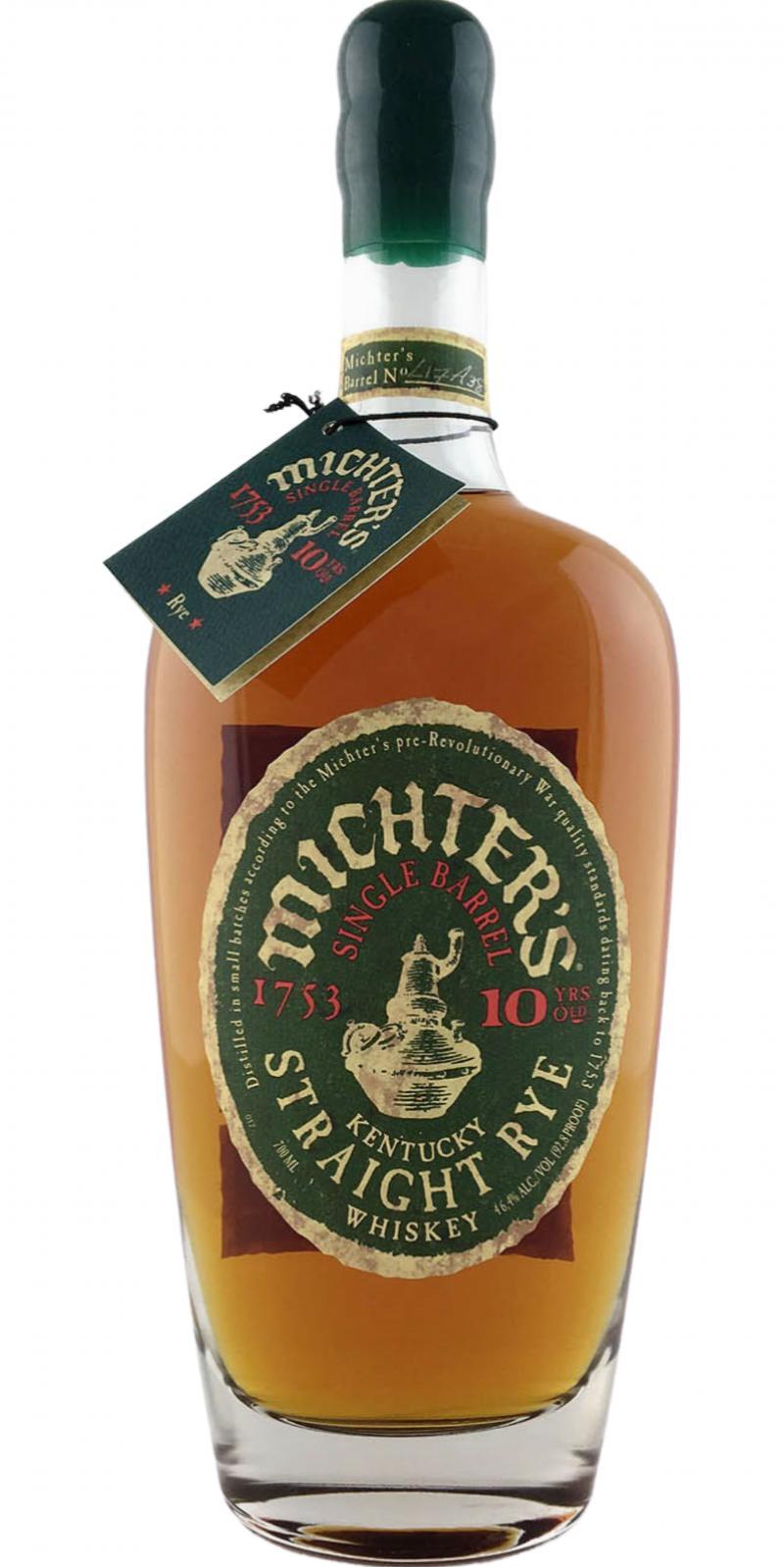 Michter's 10-year-old Single Barrel Rye