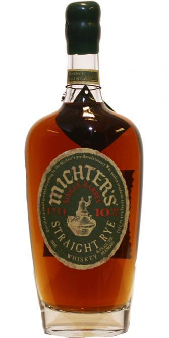 Michter's 10-year-old Single Barrel Rye