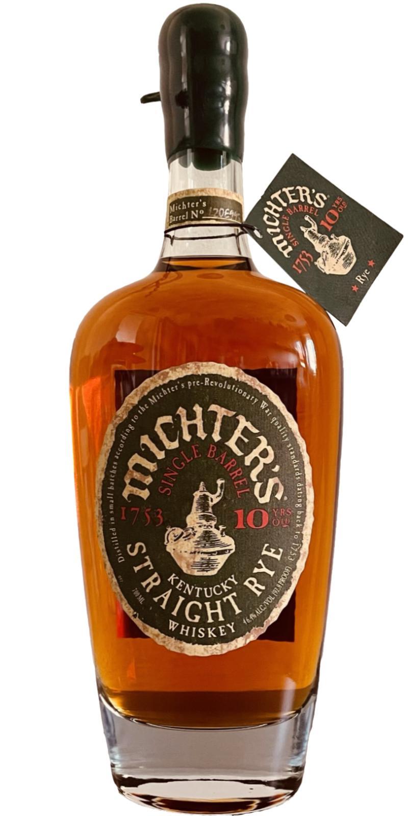 Michter's 10-year-old Single Barrel Rye