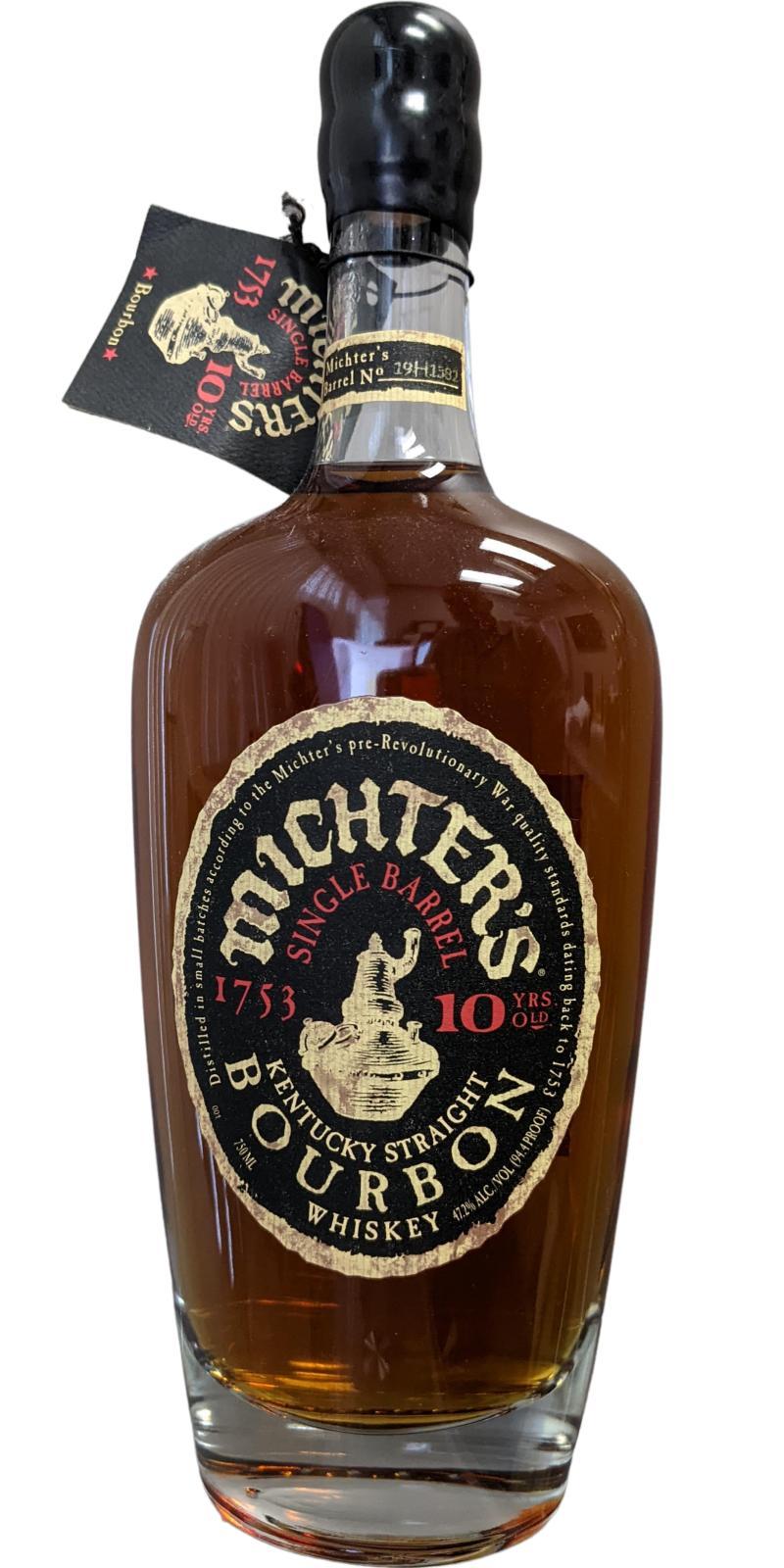Michter's 10-year-old Single Barrel Bourbon