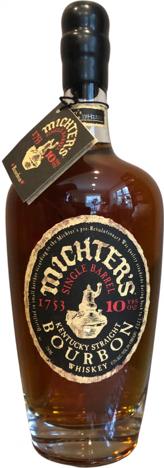 Michter's 10-year-old Single Barrel Bourbon