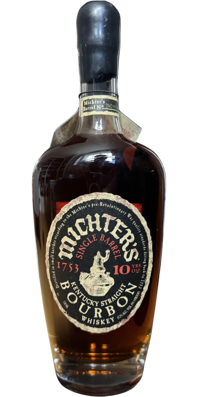 Michter's 10-year-old Single Barrel Bourbon