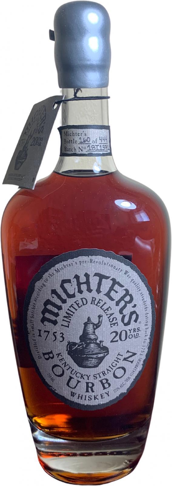Michter's 20-year-old Limited Release
