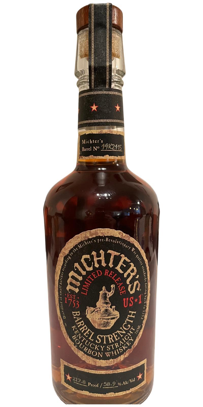 Michter's US*1 Barrel Strength Bourbon